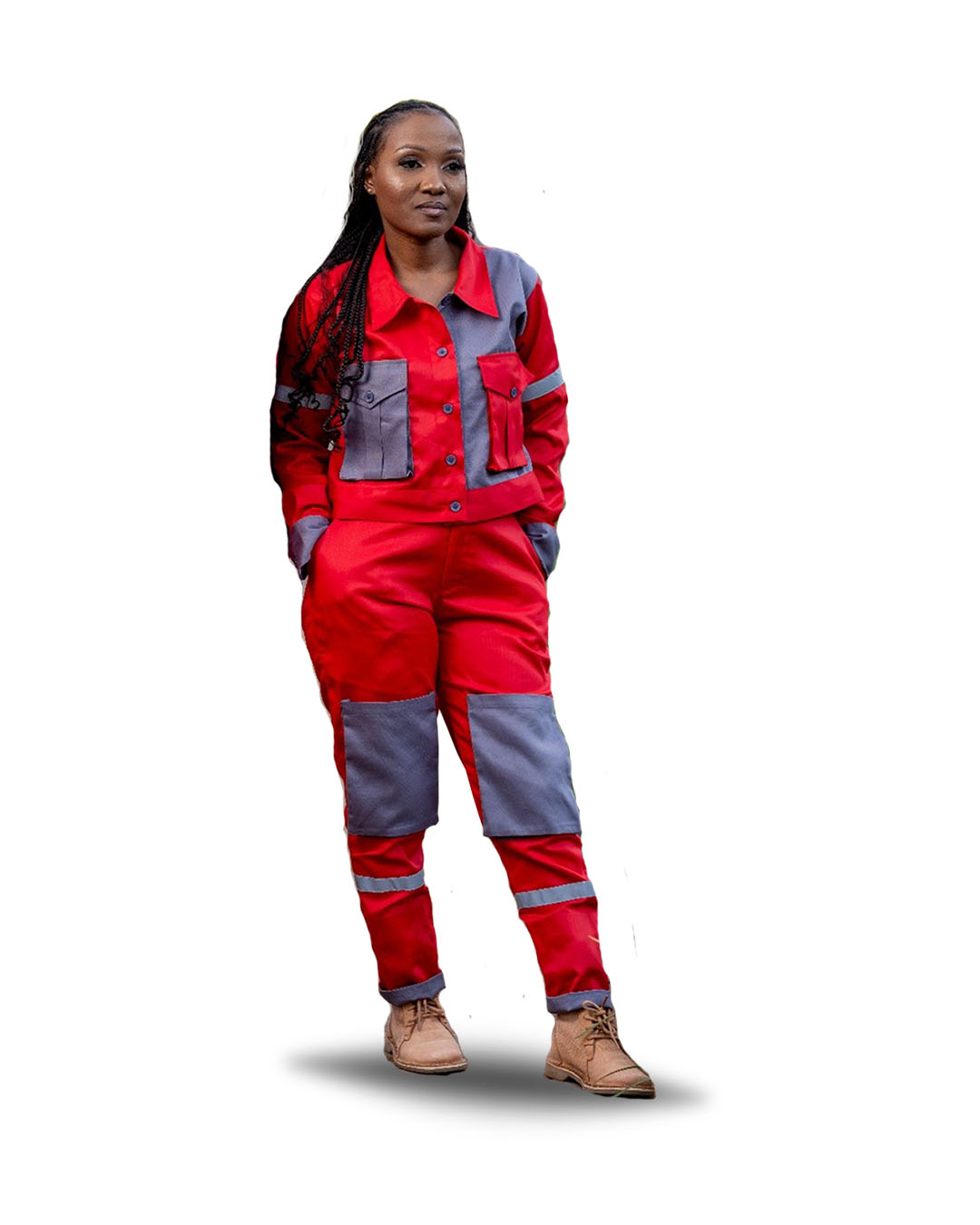 Ladies Pretty Tough PPE Set 2 in 1 (Front Pocket Pants)